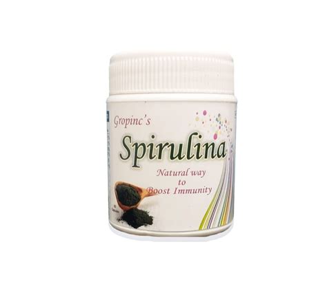 Gropinc S Spirulina Capsule Non Prescription Treatment General Well