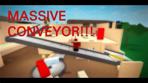 Building A Massive Conveyor Roblox Lumber Tycoon Youtube