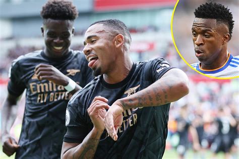 Gabriel Jesus Celebrates Arsenal Goal With Dancing Tribute To Vinicius