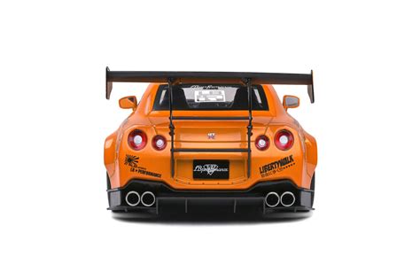 Solido Nissan Gt R R Type Liberty Walk Orange