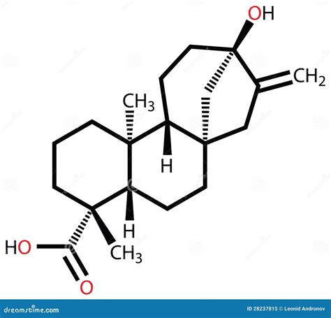 Steviol Structural Formula Royalty-Free Stock Photo | CartoonDealer.com ...