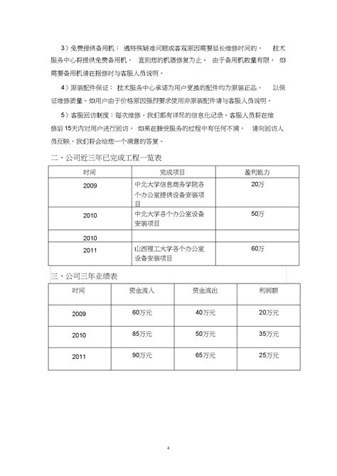 办公用品投标书 docx 招投标文件 土木在线