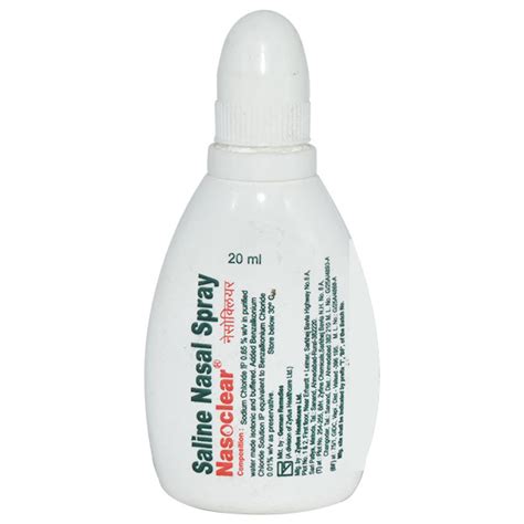 Nasoclear Nasal Spray Ml Price Uses Side Effects Netmeds