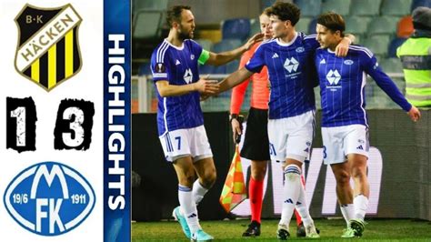 Molde Fk Vs Bk H Cken Highlights Uefa Europa League Youtube