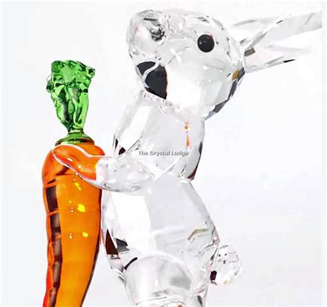 Swarovski Rabbit With Carrot The Crystal Lodge