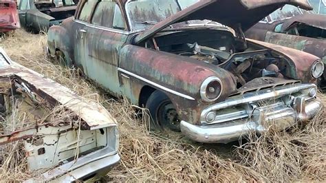 Coronet Gyro Matic Hidden Among Muscle Cars Salvageyard Mopar