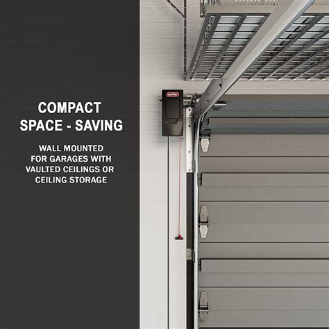 Genie Company, Wall Mount Garage Door Opener w Battery Backup, Model