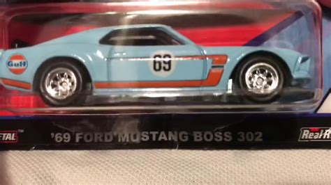 Hot Wheels 1969 Ford Mustang Boss 302 2019 Car Culture Gulf YouTube