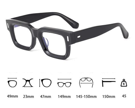 Bill Acetate Rectangle Glasses Frame – Fomolooo