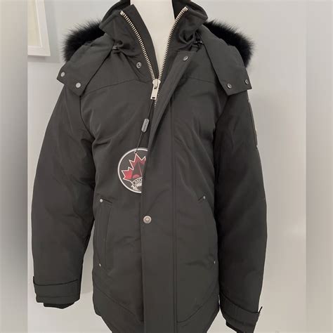 Moose Knuckles Coanner Parka Black Fur Gem