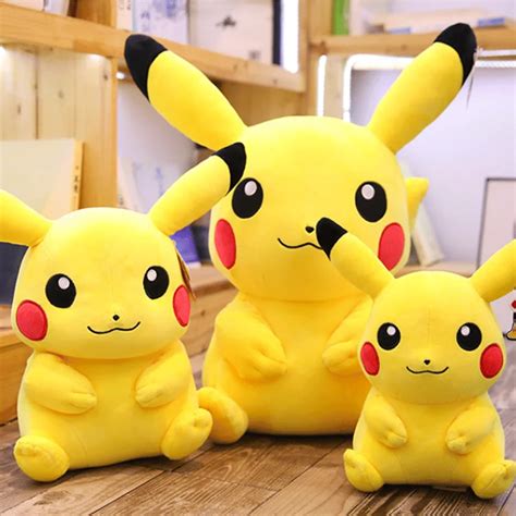 Pok Mon Pikachu Brinquedo De Pel Cia Infantil Desenhos Animados E Anime