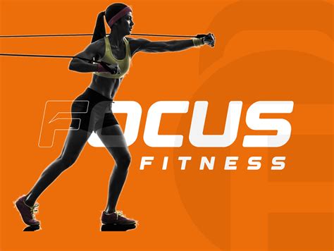 Focus fitness Gym logo brand identity guidelines design :: Behance