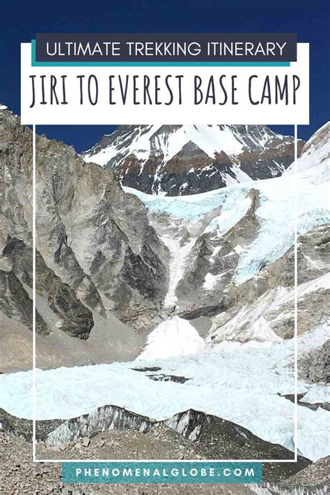 Jiri To Everest Base Camp Trek Hiking Itinerary And Guide