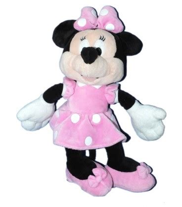 Doudou Peluche Minnie Robe Rose Pois Blancs Disney Nicotoy H Cm