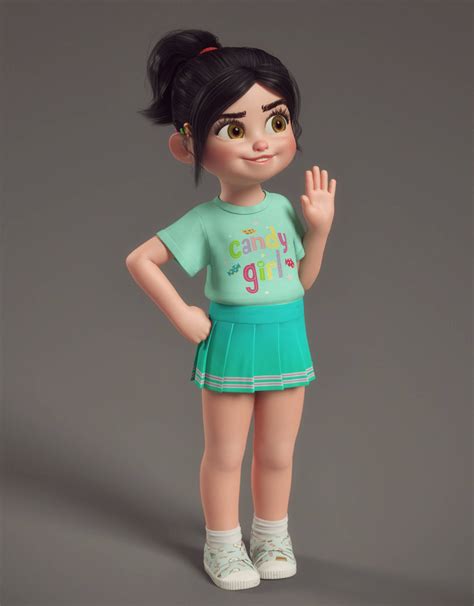 Vanellope D Render Digital Art By Ugarman