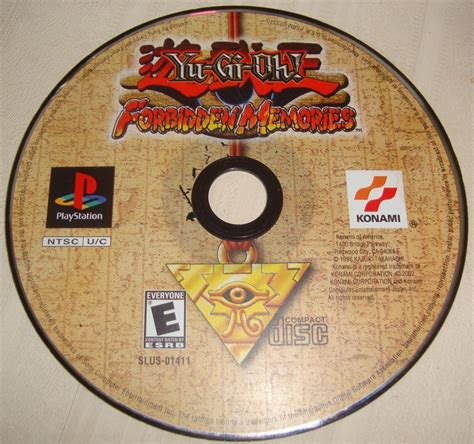 Yu Gi Oh Forbidden Memories Sony Playstation 1 Ps1 Psx Game Disk Only