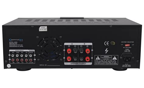 W Dj Professional Home Audio Digital Stereo Channel Power