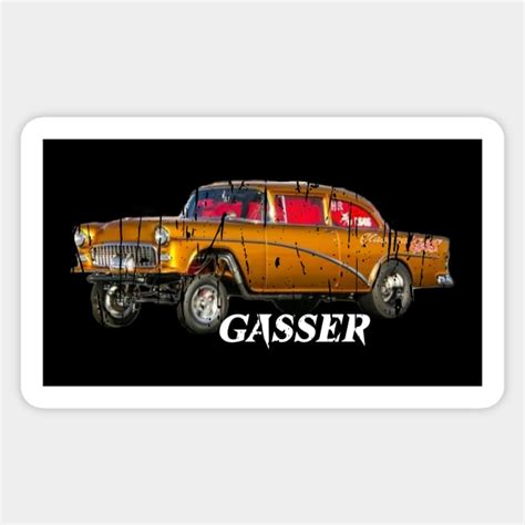 Gasser Hot Rod Chevrolet Sticker Teepublic