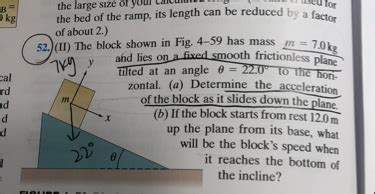 Solved The Bed Of The Ramp Its Length Can Be Reduced By A Factor Of