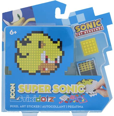 Buy 3d Pixel Art Set With Icon Sonic Design Super Sonic Online At