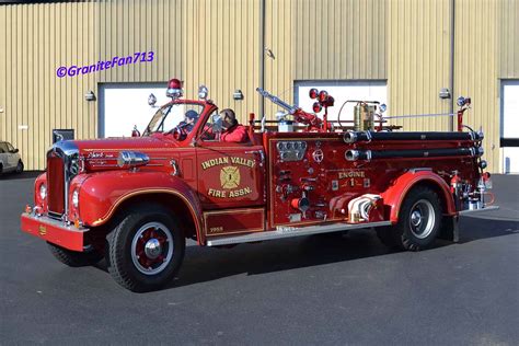 1955 Mack B Model Fire Truck 2 Trucks Buses And Trains By Granitefan713 Flickr