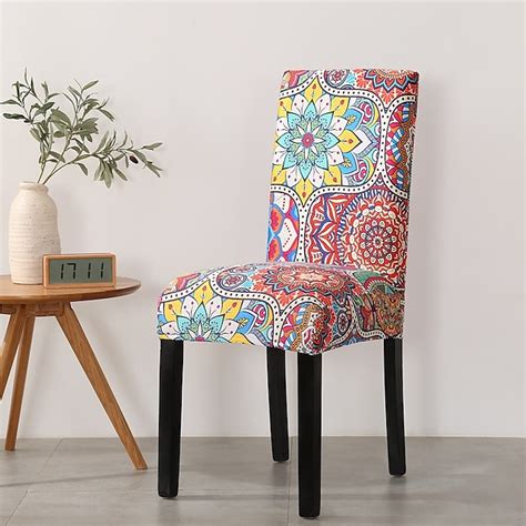 Funda para silla de comedor funda elástica para asiento de silla