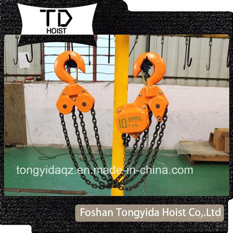 10 Ton Chain Block 3 Meters Vital Chain Block 5 Ton Manual Chain Block