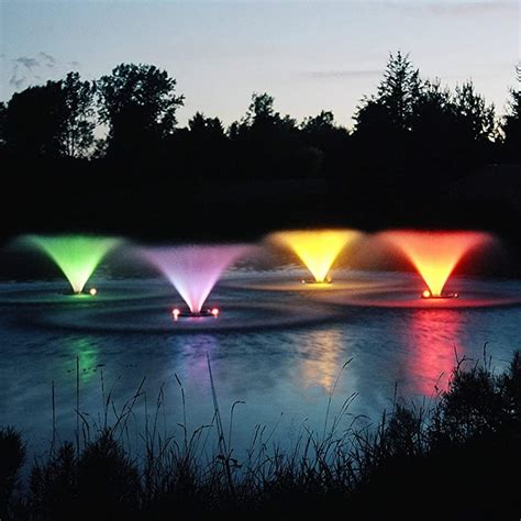 Buy Kasco Marine Aerating Fountain W Color Changing Led Lights Hp