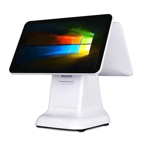 Inch Dual Screen Pos Machine With Built In D Scanner Thermal