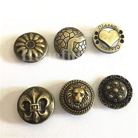 Sets Buttons Metal Snap Fastener Press Stud Butt Grandado