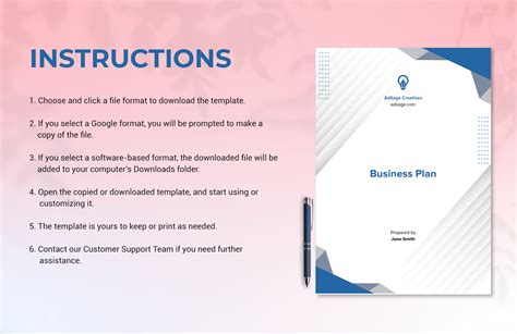 Creative Business Plan Template in Word, PDF, Google Docs - Download ...