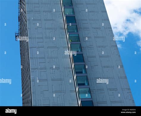 Detail of City Tower in Manchester UK Stock Photo - Alamy