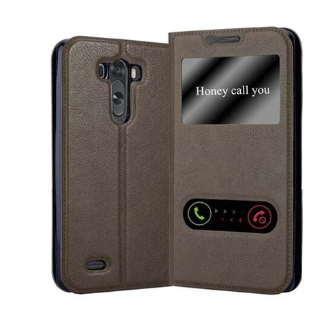 Lg G Lommebokdeksel Cover Brun Elkj P