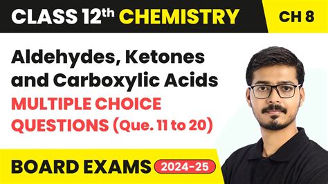 Aldehydes Ketones And Carboxylic Acids Mcqs Que To Class