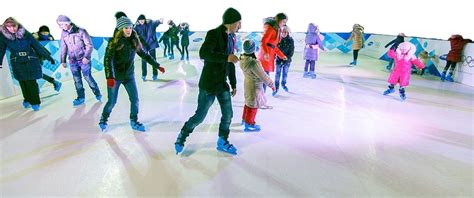 Synthetic Mobile Ice Rink Rentals Setup And Delivered Rent A Ice Rink