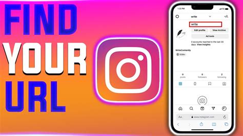 How To Find Your Instagram Url Youtube