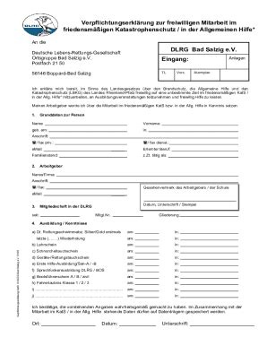 Ausfüllbar Online verpflichtungserklrung KatS doc Fax Email Drucken