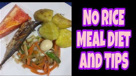 No Rice Meal Diet Youtube