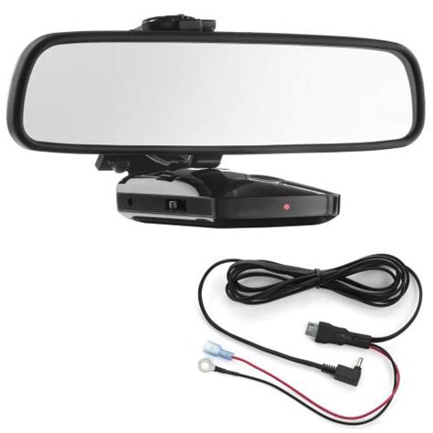 Buy Mirror Mount Radar Detector Bracket Direct Wire Power Cord