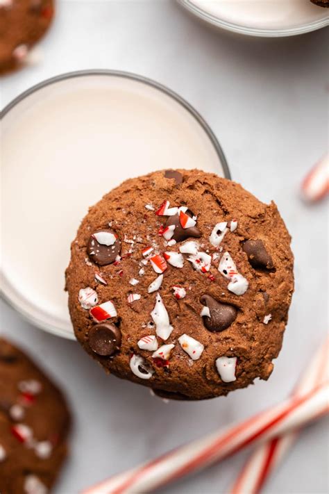 Double Chocolate Peppermint Cookies Vegan Gluten Free From My Bowl