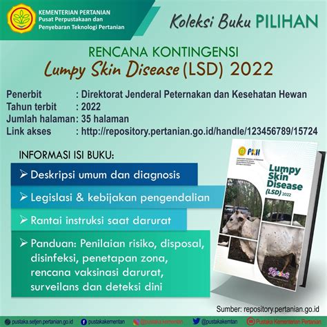 Koleksi Buku Pilihan Rencana Kontingensi Lumpy Skin Disease LSD 2022