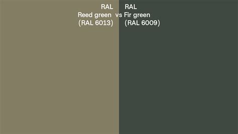 Ral Reed Green Vs Fir Green Side By Side Comparison