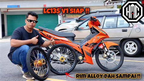 Lc V Dah Siap Rim Alloy Dah Sampai Enjin C Dah Youtube