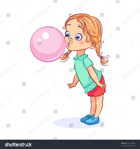 Child Chewing Gum 1088 รายการ ภาพประกอบสต็อก ภาพและเวกเตอร์ Shutterstock