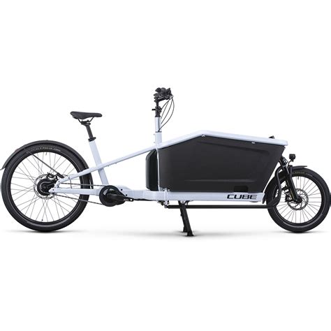 CUBE CARGO SPORT DUAL HYBRID 1000 E Lastenrad 2025 Flashwhite Black