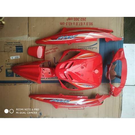 Jual Full Body Halus Mio Sporty Warna Merah Stripping Di Lapak Ibenk