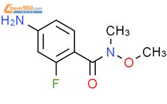 4 amino 2 fluoro N methoxy N methylbenzamide 859539 05 2 深圳爱拓化学有限公司