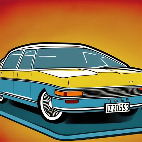 Vintage Car Graphic · Creative Fabrica