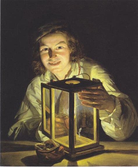 The Young Boy With The Stable Lantern 1824 Ferdinand Georg