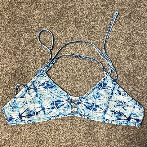 Jolyn Clothing Swim Jolyn Tomcat Bikini Top Blue Tiedye Poshmark